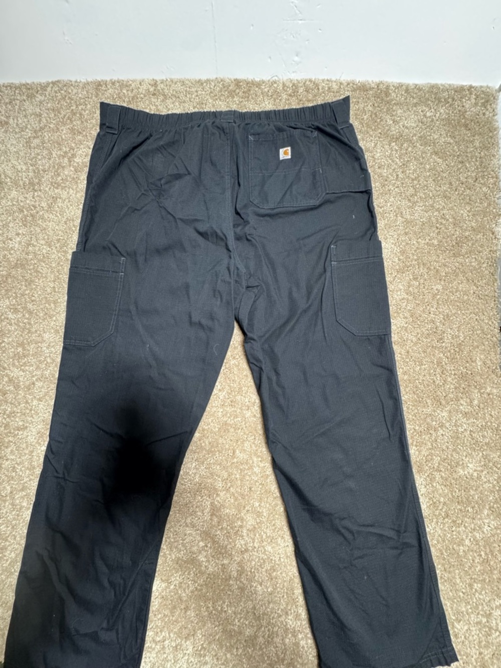 Carhartt Black Cargo Work Pants - Picture 3 of 6